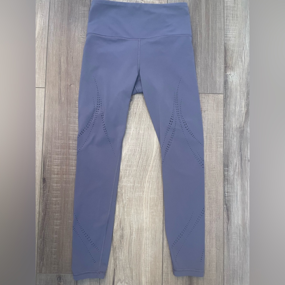 Athleta Elation Lasercut Tight in Violet Dusk! Sz XS Powervita Leggings!